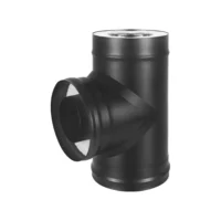 Сэндвич-тройник BLACK (AISI 430 1,0мм/0,5мм, KERALUX) д.120х200
