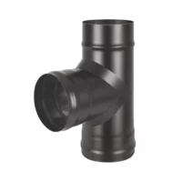 Тройник BLACK (AISI 430/1,0мм) 90* д.150