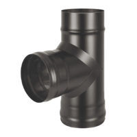 Тройник BLACK (AISI 430/0,8мм) 90* д.115