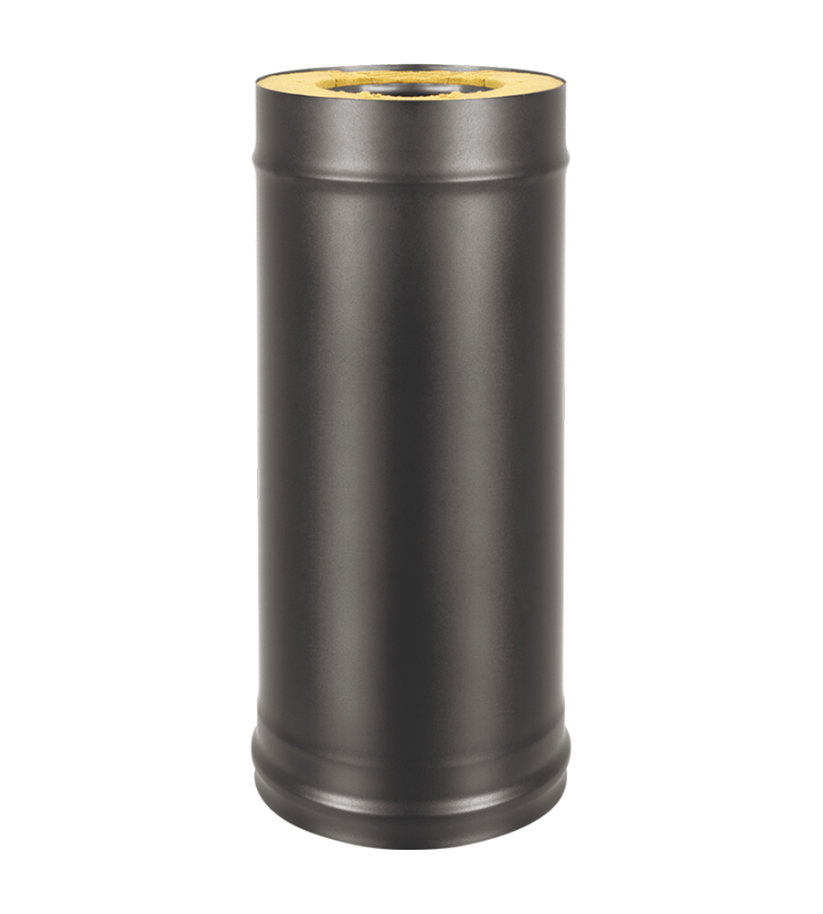 Сэндвич-труба BLACK (AISI 430 0,8мм) д.115х200, L-0,5м